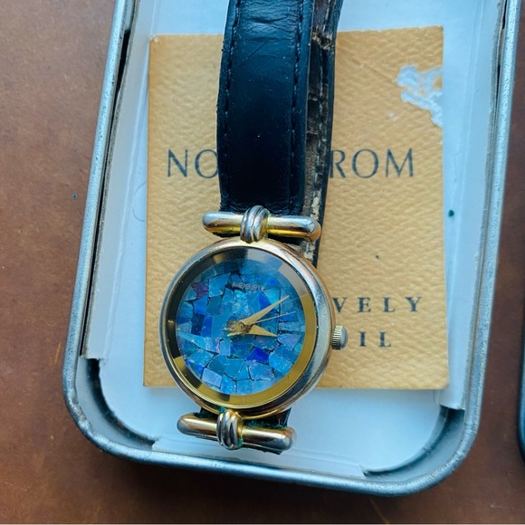 1994 FOSSIL SHATTERED ABALONE FOSSIL WATCH PC-7327 - Picture 2 of 7